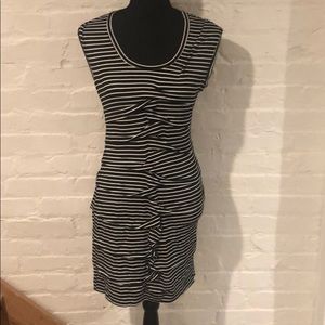 Flattering striped dress